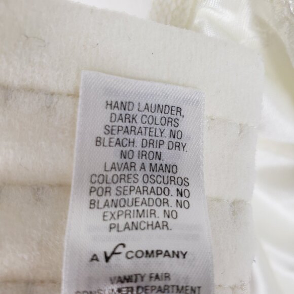 Vanity Fair Satin Solutions Bra Underwire Vtg Ivory Style 75-134 Size 42C - Picture 6 of 6